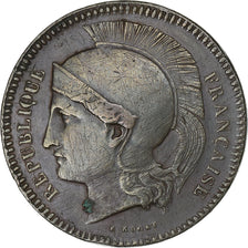 France, 10 Centimes, 1848, Bronze, EF(40-45), Gadoury:240