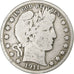 United States, Half Dollar, Barber Half Dollar, 1911, Philadelphia, Silver