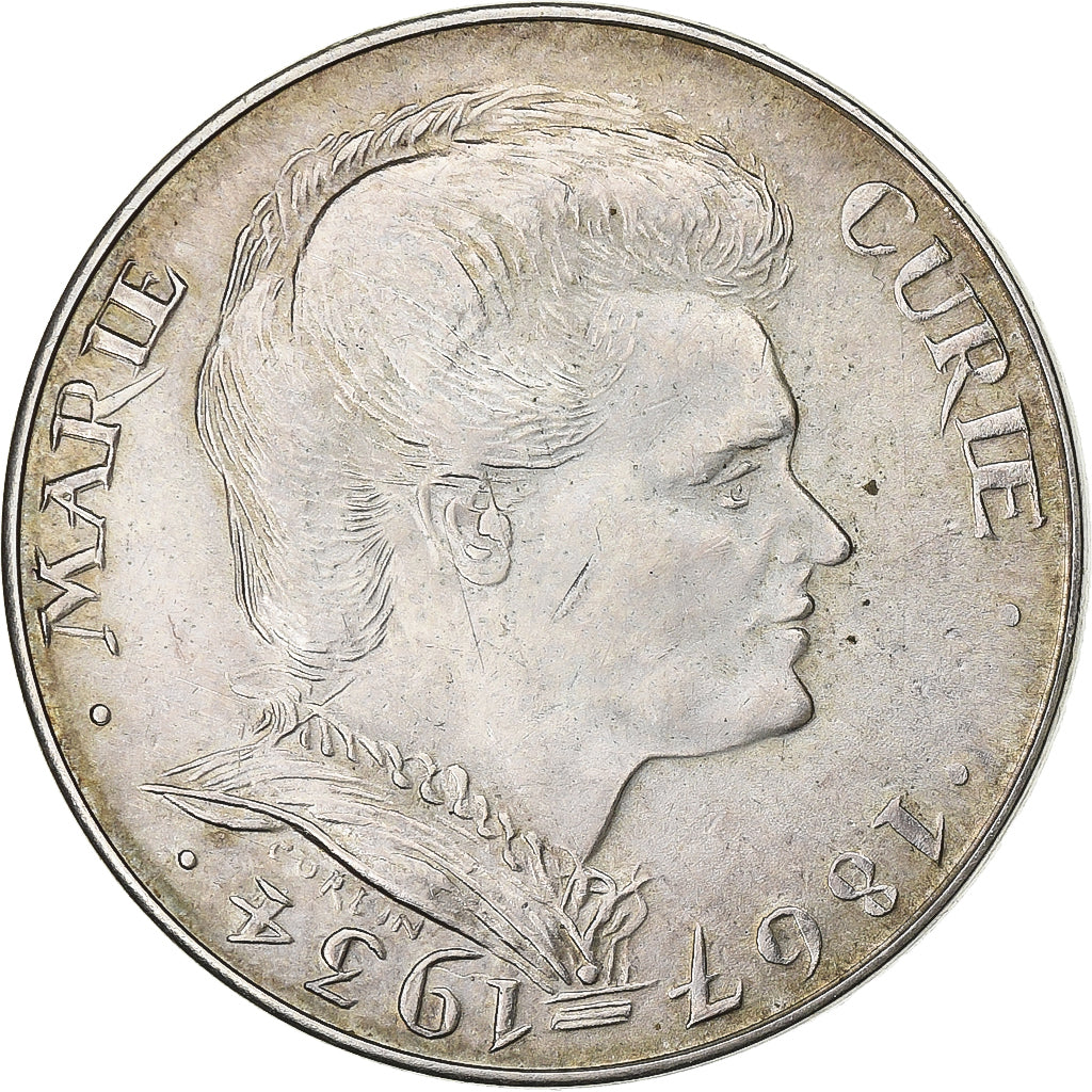 França, 100 Francs, Marie Curie, 1984, Paris, FAUX, Prata, EF(40-45), KM:955
