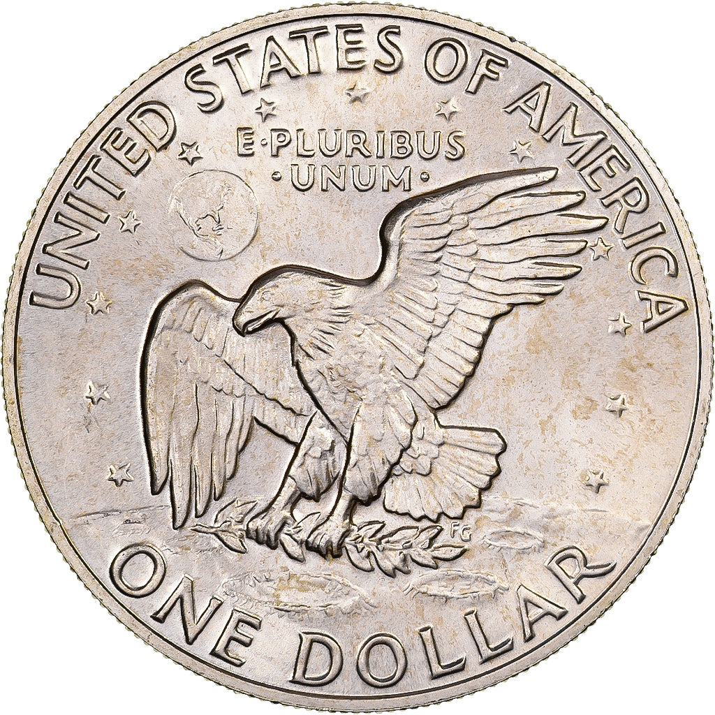 United States, Dollar, Eisenhower Dollar, 1974, San Francisco, Silver