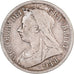 Great Britain, Victoria, 1/2 Crown, 1899, Silver, VF(20-25), KM:782