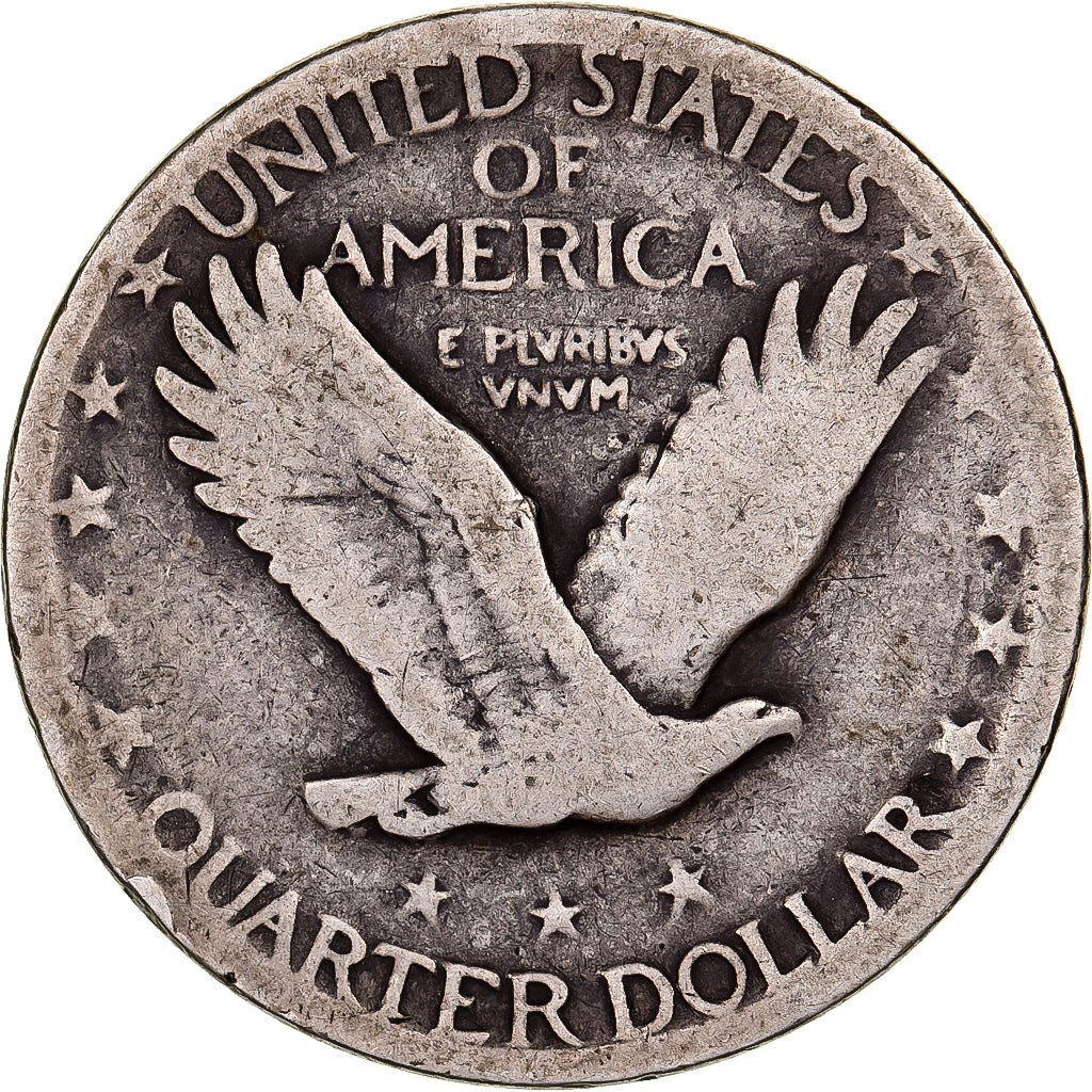 United States, Quarter, Standing Liberty Quarter, 1928, Philadelphia, Silver