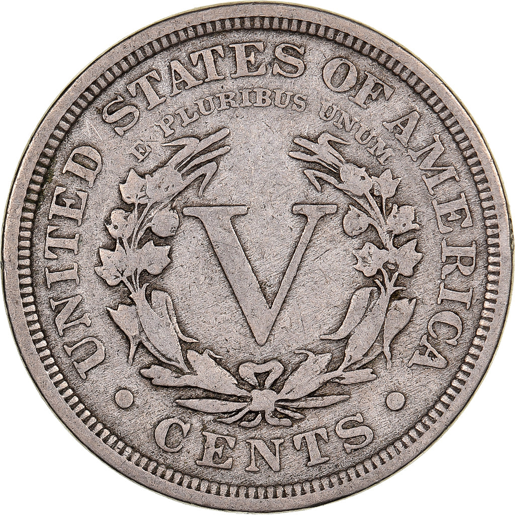 Verenigde Staten, 5 Cents, Liberty Nickel, 1905, Philadelphia, Cupro-nikkel, FR