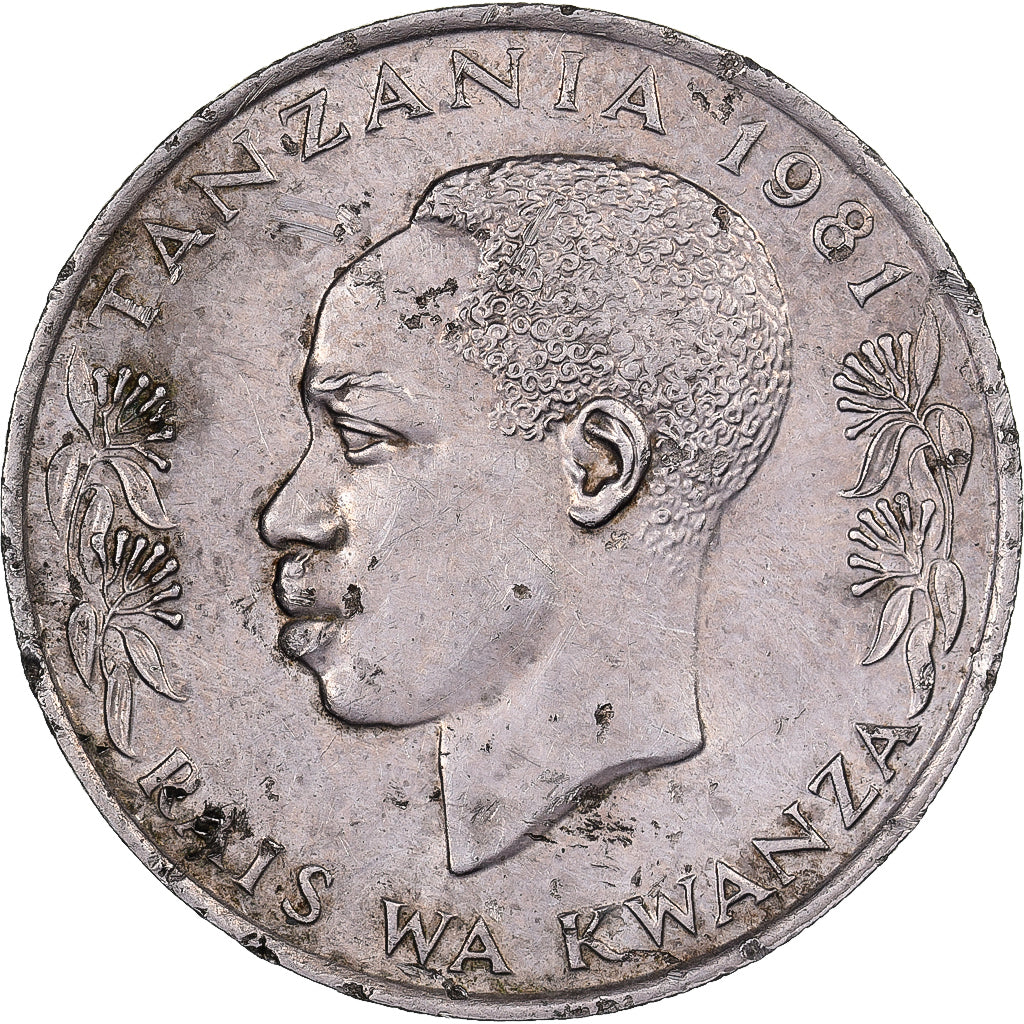 Tanzania, Shilingi, 1981, Cobre - níquel, MBC, KM:4