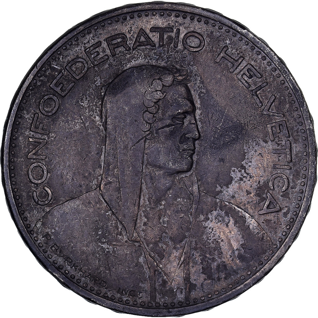 Switzerland, 5 Francs, 1932, Bern, Silver, EF(40-45), KM:40