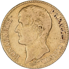 France, 40 Francs, Napoléon I, An 12 (1804), Paris, Gold, EF(40-45), KM:652