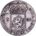 Netherlands, UTRECHT, 3 Gulden, 60  Stuiver, 1793, Utrecht, Silver, EF(40-45)