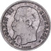Francia, Napoleon III, Franc, Napoléon III, 1860, Paris, Plata, BC+, KM:779.1