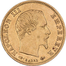 France, Napoleon III, 5 Francs, Napoléon III, 1858, Paris, Gold, AU(50-53)