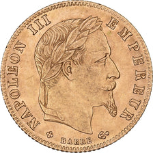 Francia, Napoleon III, 5 Francs, Napoléon III, 1867, Strasbourg, Oro, MBC+