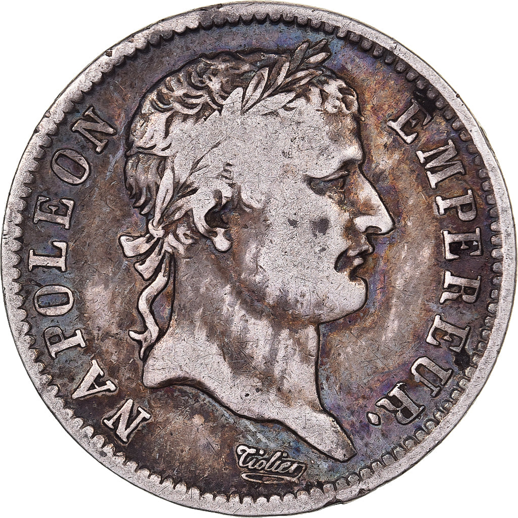 France, Franc, Napoléon I, 1808, Paris, Silver, VF(30-35), KM:682.1