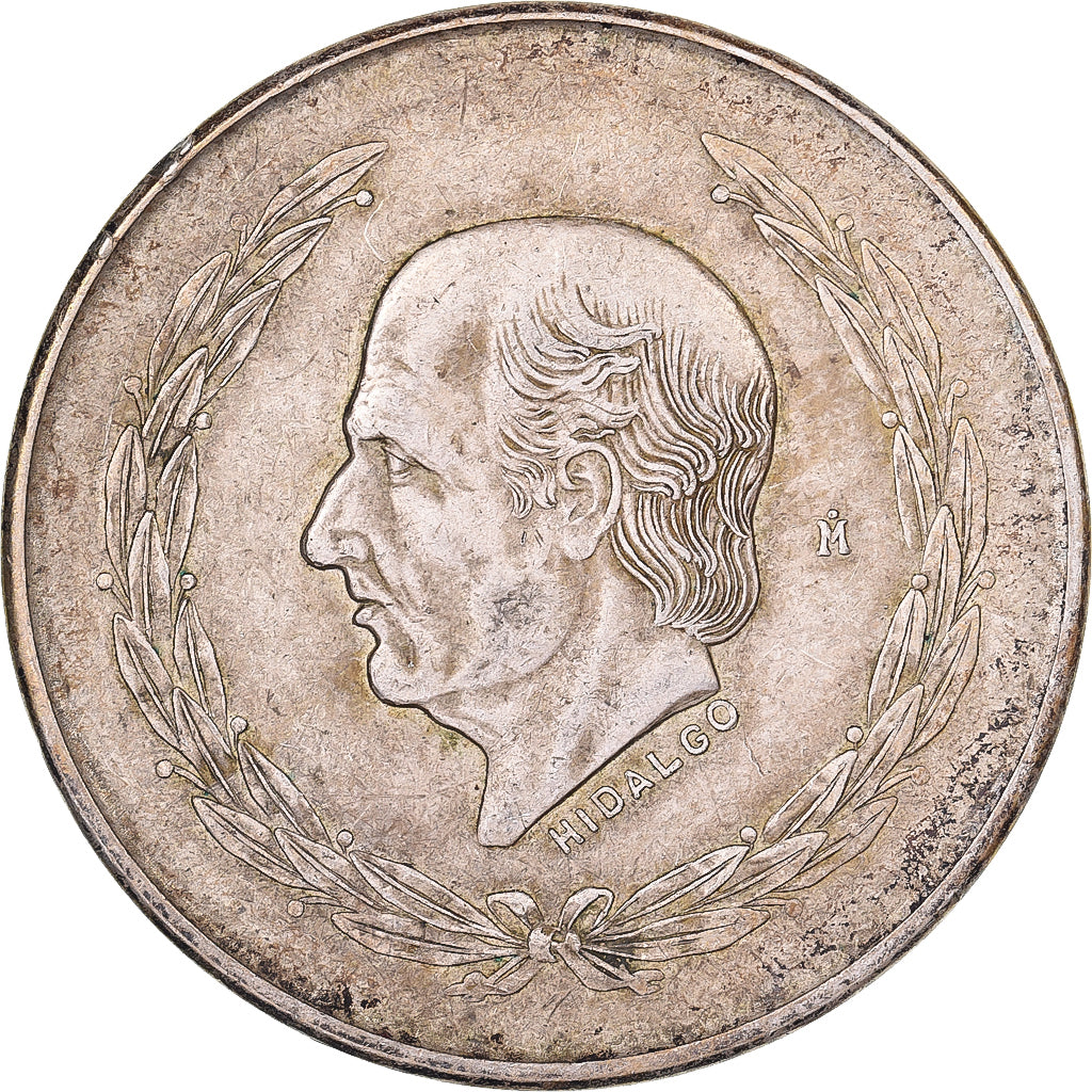 Messico, 5 Pesos, 1952, Mexico City, Argento, BB, KM:467