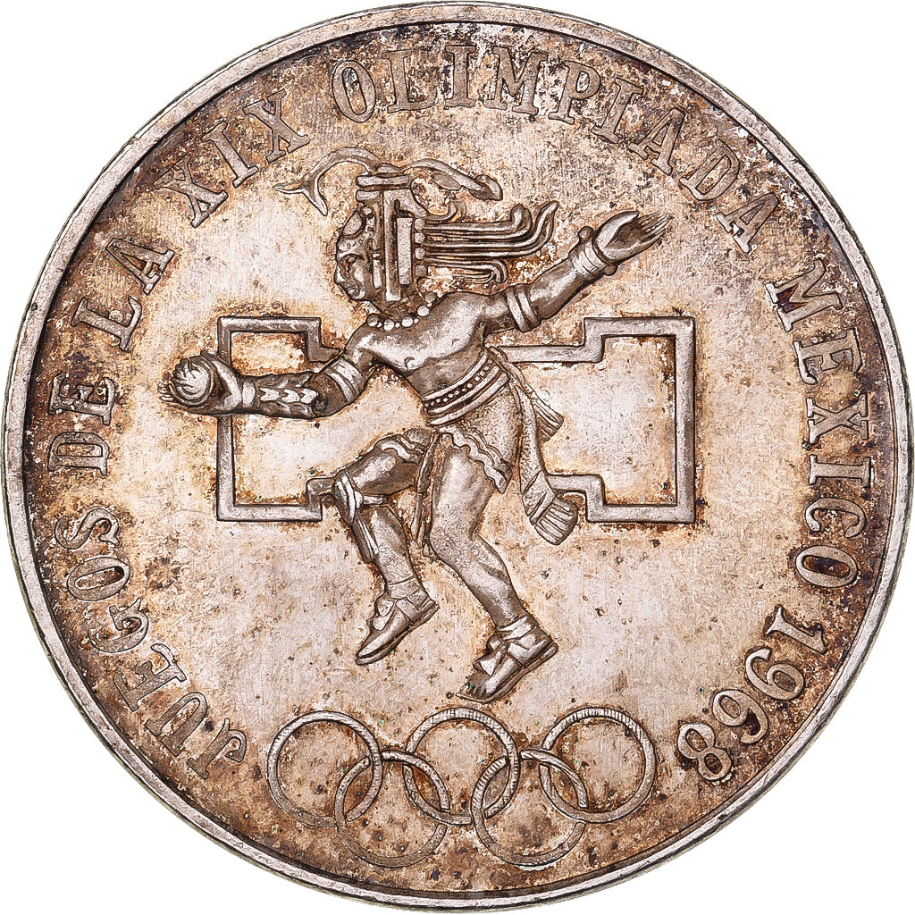 Messico, 25 Pesos, 1968, Mexico City, Argento, BB, KM:479.1