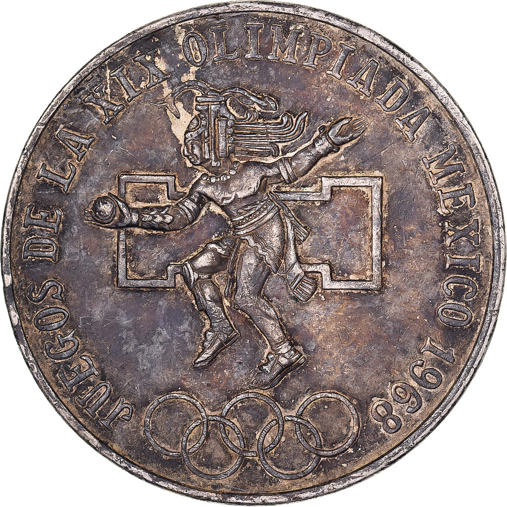 Messico, 25 Pesos, 1968, Mexico City, Argento, BB, KM:479.1