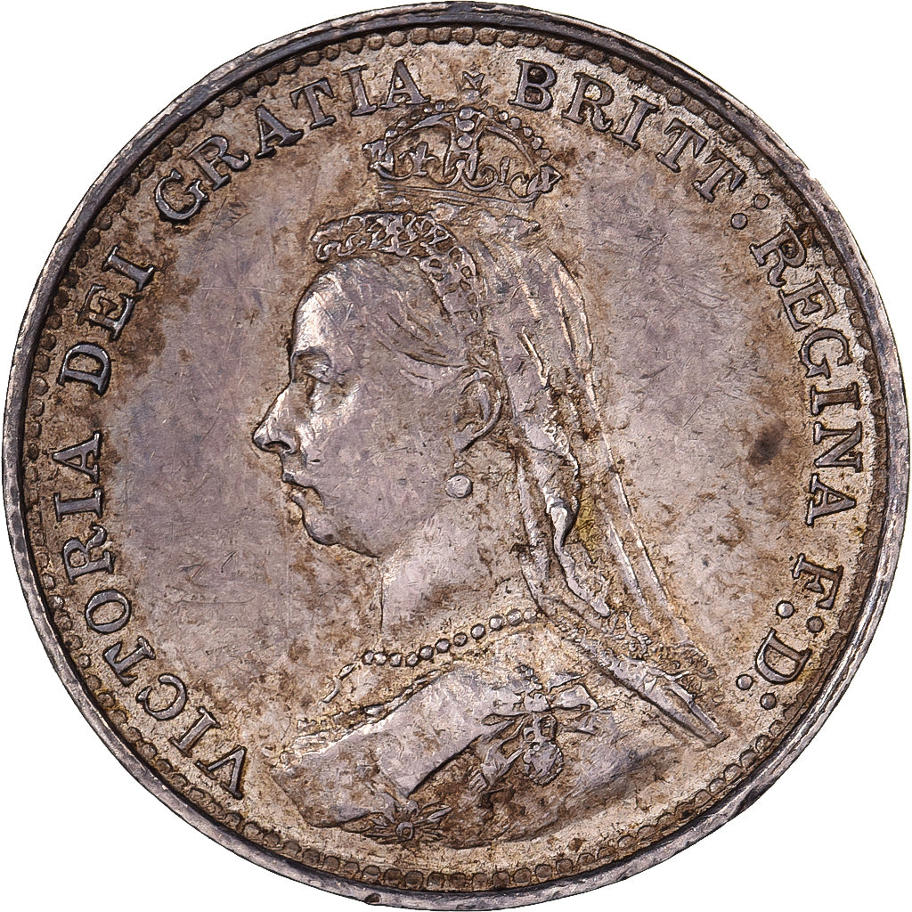 Gran Bretagna, Victoria, 3 Pence, 1889, Argento, SPL-, KM:758