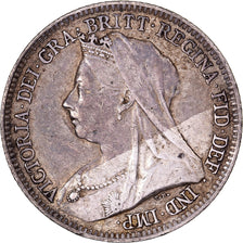 Verenigd Koninkrijk, Victoria, 6 Pence, 1893, Zilver, ZF+, KM:779