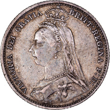 United Kingdom, Victoria, 6 Pence, 1892, Silber, SS, KM:760