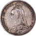 United Kingdom, Victoria, 6 Pence, 1892, Silber, SS, KM:760