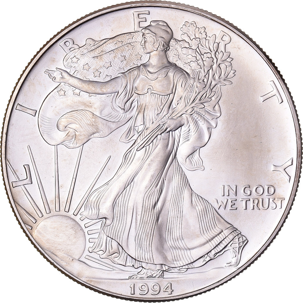Stati Uniti, Dollar, 1994, Philadelphia, Argento, SPL, KM:273