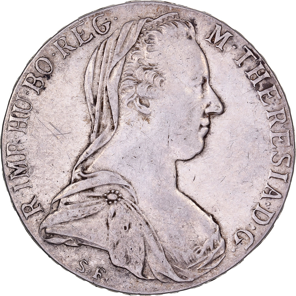 Austria, BURGAU, Maria Theresa, Thaler, Convention, 1780, Restrike, Silver