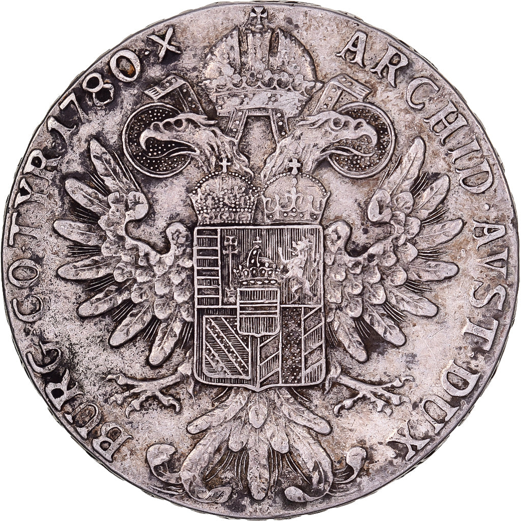 Austria, BURGAU, Maria Theresa, Thaler, Convention, 1780, Restrike, Silver