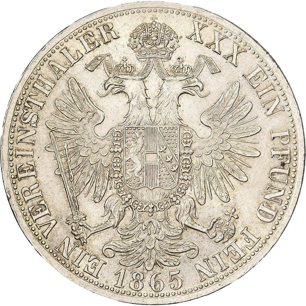 Austria, Franz Joseph I, Thaler, 1865, Vienna, Silver, MS(60-62), KM:2244