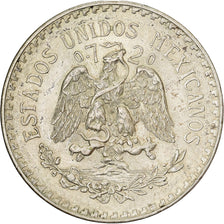 Mexico, Peso, 1933, Mexico City, Silver, AU(55-58), KM:455