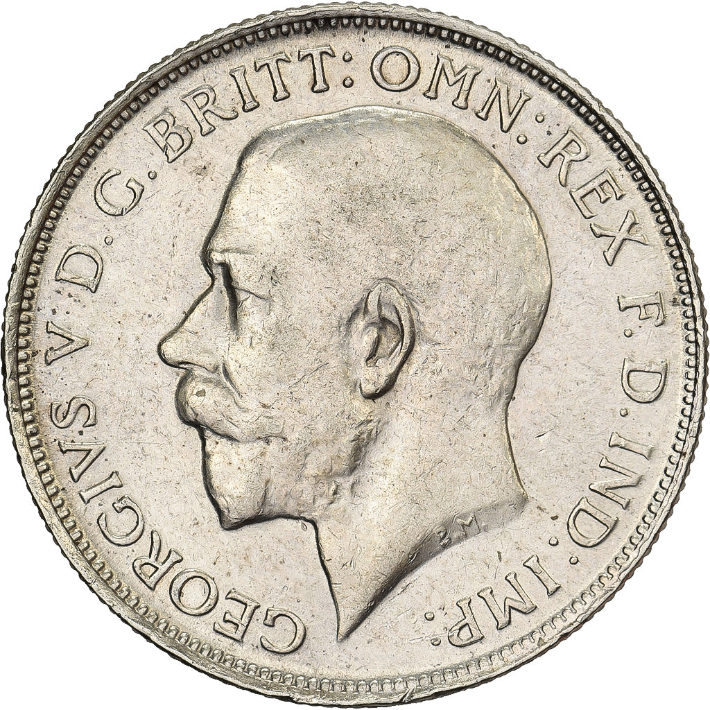 Grande-Bretagne, George V, Florin, Two Shillings, 1916, Londres, Argent, TTB
