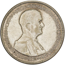 Hungary, 5 Pengö, 1930, Budapest, Silver, VF(30-35), KM:512.1