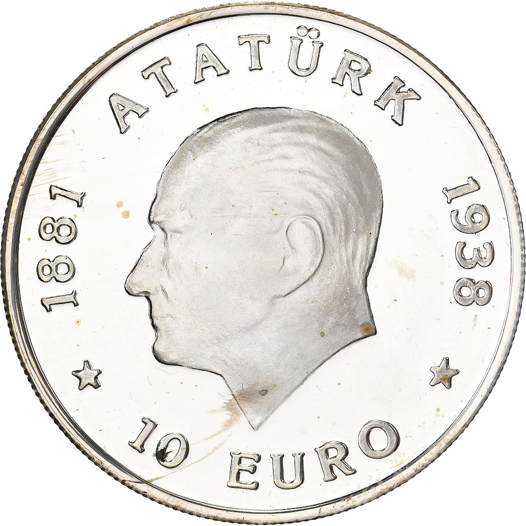 Turkey, 2500000 Lira, 1998, Istanbul, Silver, MS(63), KM:1084