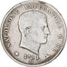 Italia, KINGDOM OF NAPOLEON, Napoleon I, 5 Lire, 1811, Milan, Plata, BC+