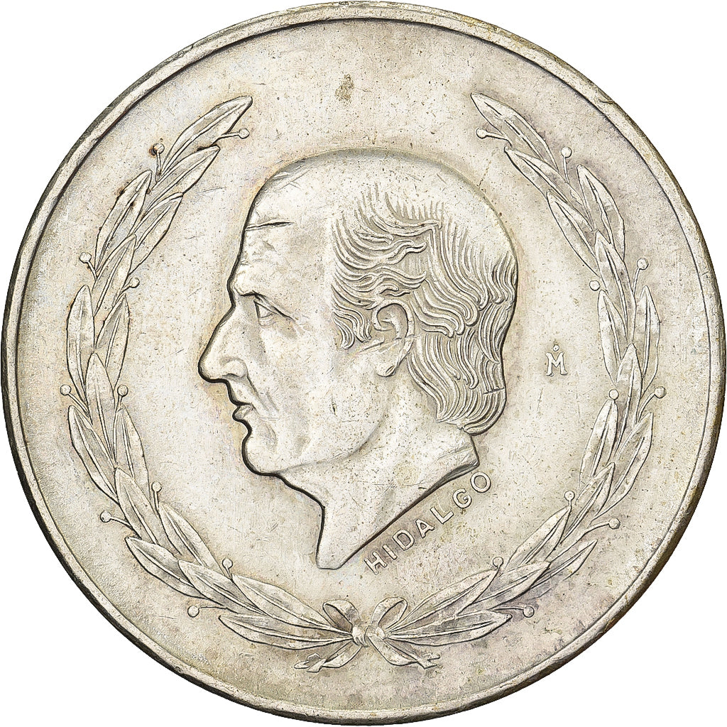 Mexico, 5 Pesos, 1953, Mexico City, Srebro, EF(40-45), KM:467