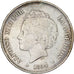 Spain, Alfonso XIII, 5 Pesetas, 1894, Madrid, Silver, VF(30-35), KM:700