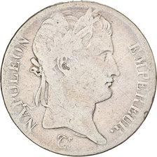 France, 5 Francs, Napoléon I, 1815, Paris, Période des Cent Jours, Silver