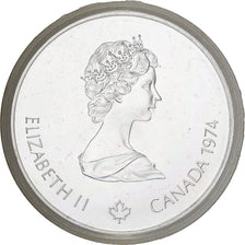 Canada, Elizabeth II, 5 Dollars, 1974, Royal Canadian Mint, Silver, MS(63)