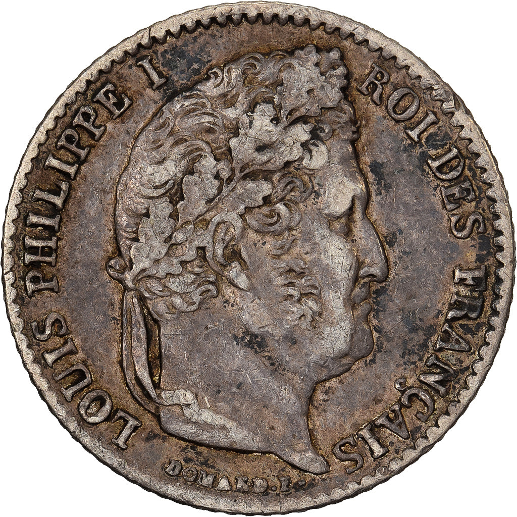 France, 1/4 Franc, Louis-Philippe, 1837, Paris, Argent, TTB, KM:740.1