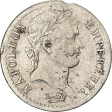 Francia, 1/2 Franc, Napoléon I, 1808, Paris, Argento, MB+, KM:680.1