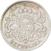 Latvia, Lats, 1924, Silber, SS, KM:7