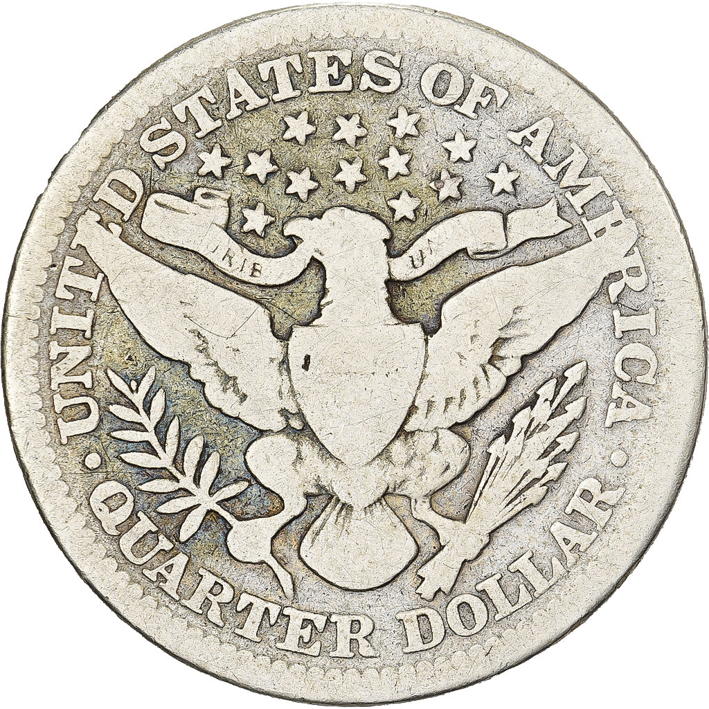 Verenigde Staten, Quarter, Barber Quarter, 1900, Philadelphia, Zilver, FR