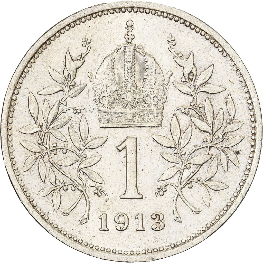 Österreich, Franz Joseph I, Corona, 1913, Vienna, Silber, VZ, KM:2820