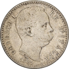 Italy, Umberto I, 2 Lire, 1881, Rome, Silver, VF(30-35), KM:23