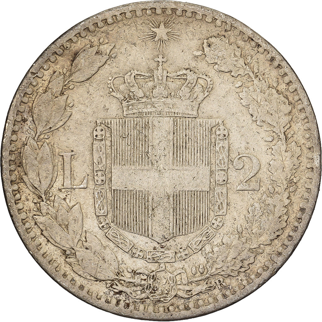 Italy, Umberto I, 2 Lire, 1881, Rome, Silver, VF(30-35), KM:23