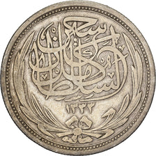 Egypt, Hussein Kamil, 10 Piastres, 1916/AH1335, British Royal Mint, Silver