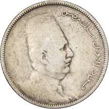 Egypt, Fuad I, 5 Piastres, 1923/AH1341, British Royal Mint, Silver, VF(20-25)