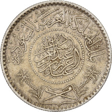 Saudi Arabia, 1/2 Riyal, AH 1354/1935, Silver, EF(40-45), KM:17