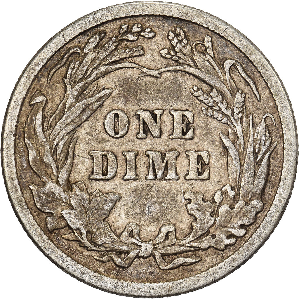 Stati Uniti, Dime, Barber Dime, 1913, Philadelphia, Argento, BB, KM:113