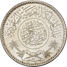Saudi Arabia, 1/4 Riyal, 1935/AH1354, Royal Mint, Silver, AU(50-53), KM:16