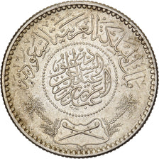 Saudi Arabia, 1/4 Riyal, 1935/AH1354, Royal Mint, Silver, AU(50-53), KM:16