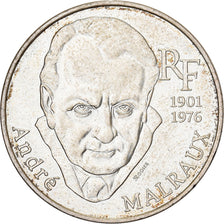 France, 100 Francs, André Malraux, 1997, Paris, Silver, AU(50-53), KM:1188