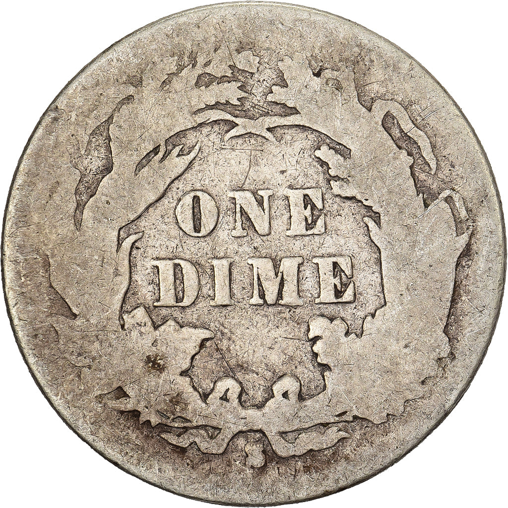Stati Uniti, Dime, Seated Liberty Dime, 1888, San Francisco, Argento, MB, KM:A92